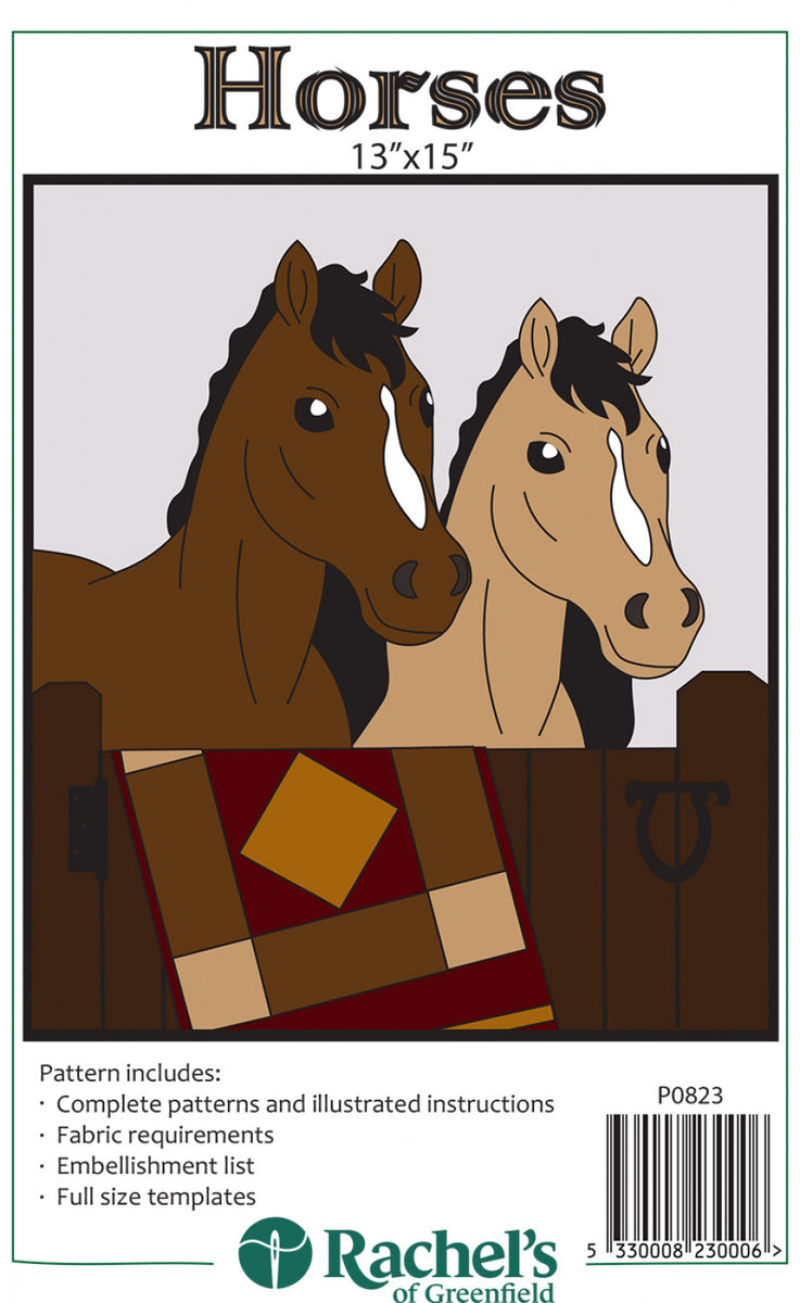 Horses Wall Hanging Pattern – Quilting Books Patterns and Notions