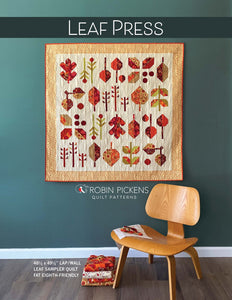Leaf Press Quilt Pattern by Robin Pickens, Inc