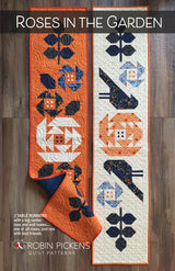 Roses in the Garden Table Runner by Robin Pickens Inc