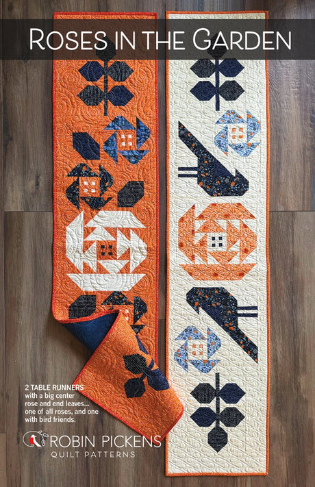 Roses in the Garden Table Runner by Robin Pickens Inc