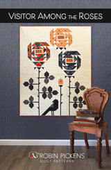 Visitor Among the Roses Quilt Pattern by Robin Pickens Inc