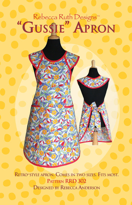 "Gussie" Apron Pattern by Rebecca Ruth Designs
