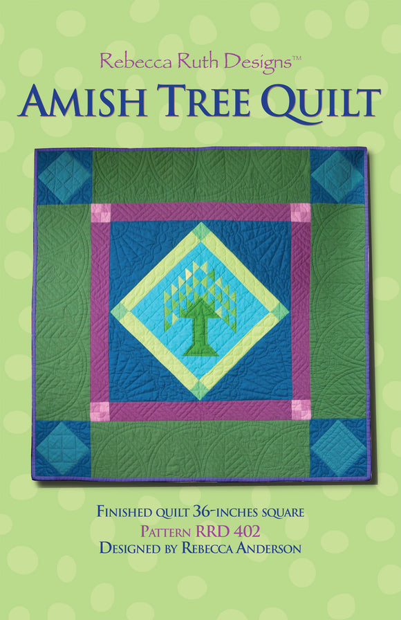 Amish Tree Quilt Pattern by Rebecca Ruth Designs