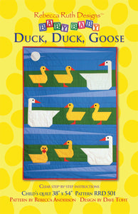 Duck, Duck, Goose Quilt Pattern by Rebecca Ruth Designs