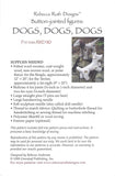Back of the Dogs, Dogs, Dogs Pattern by Rebecca Ruth Designs