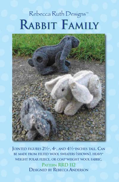 Rabbit Family Pattern by Rebecca Ruth Designs