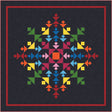 Rainbow Star Dark Downloadable Pattern by Windmill Quilts