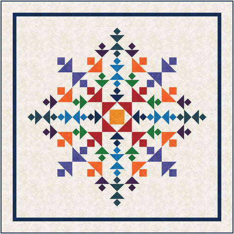 Rainbow Star Light Downloadable Pattern by Windmill Quilts