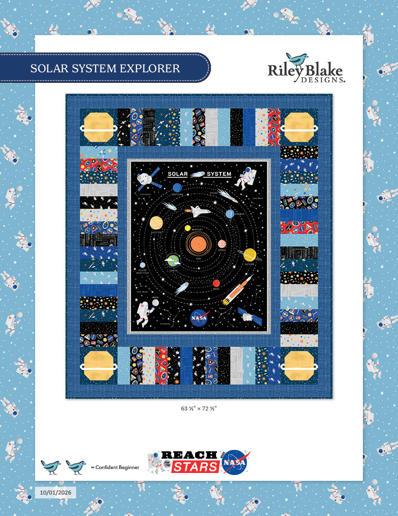 Solar System Explorer Downloadable Pattern By Riley Blake Designs