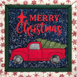 Red Truck Quilt-Magic No Sew Wall Hanging Kit by Quilt Magic