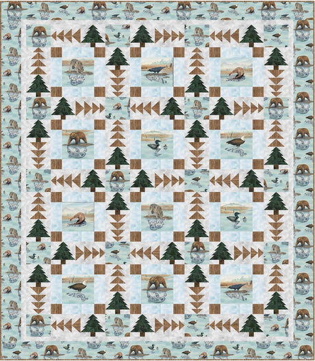 Reflective Forest Downloadable Pattern by Pine Tree Country Quilts