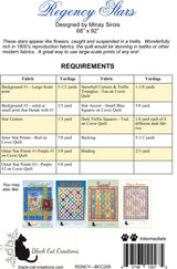 Back of the Regency Stars Downloadable Pattern by Black Cat Creations