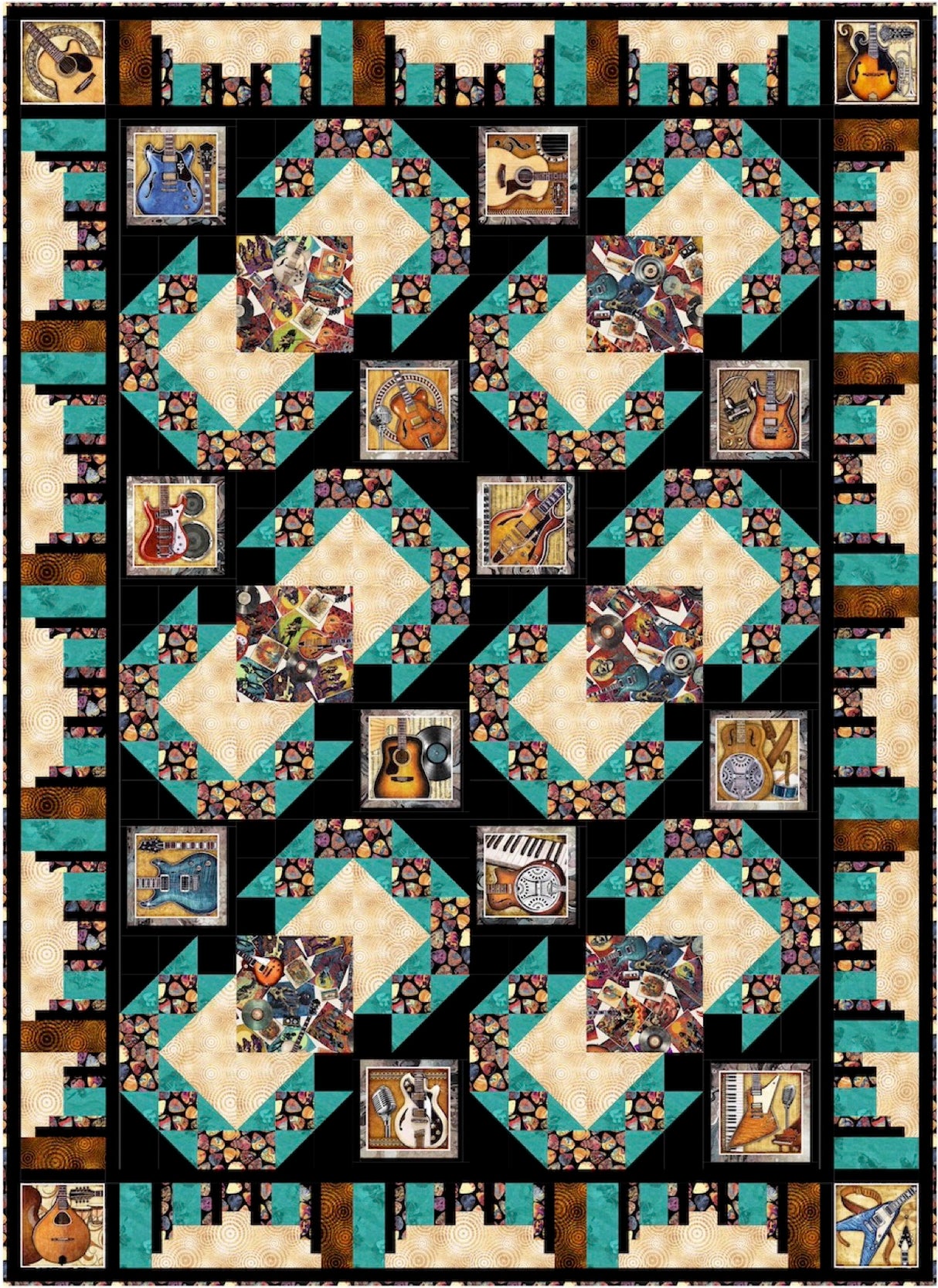 Rhythm Downloadable Pattern by Pine Tree Country Quilts