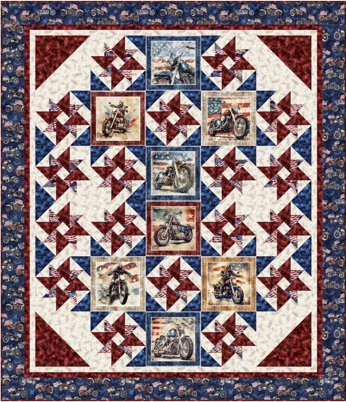 Ride with the Stars Downloadable Pattern by Pine Tree Country Quilts
