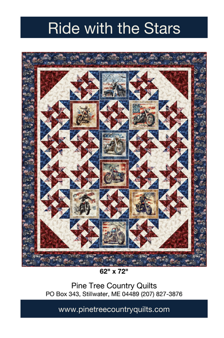Ride with the Stars Downloadable Pattern by Pine Tree Country Quilts