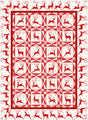 Ring Around Reindeer Quilt Pattern by Animas Quilts Publishing