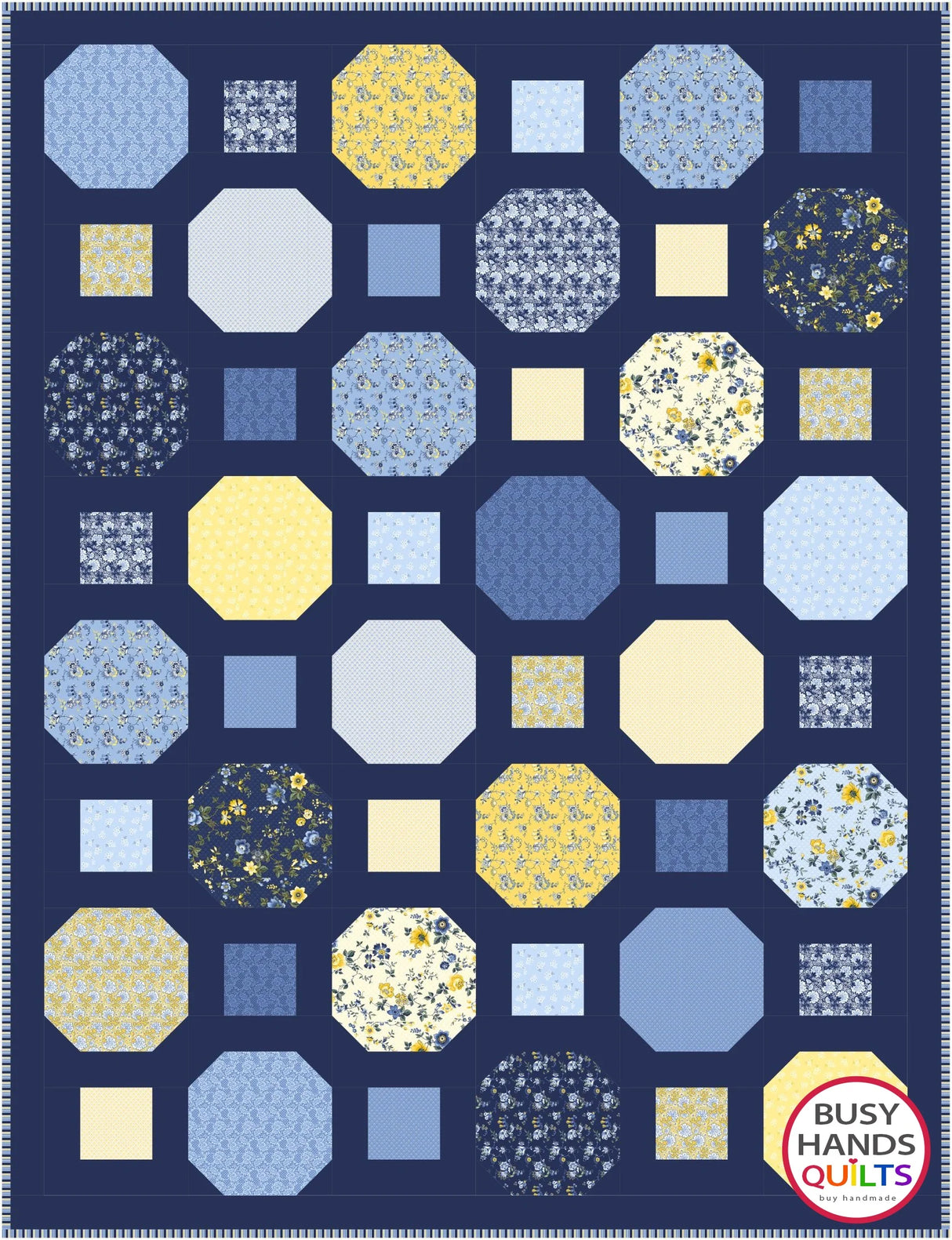 Rolling Around Quilt Pattern by Busy Hands
