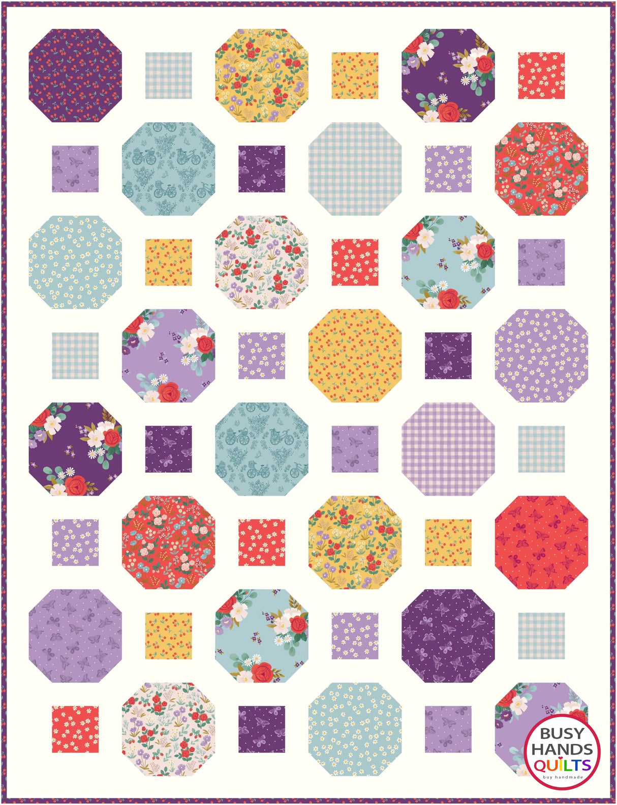 Rolling Around Quilt Pattern by Busy Hands