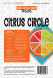 Back of the Citrus Circle Quilt Pattern by Sassafras Lane Designs