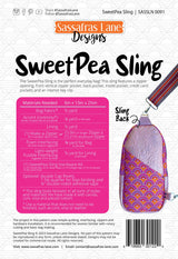 Back of the SweetPea Sling Pattern by Sassafras Lane Designs