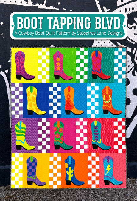 Boot Tapping Boulevard Quilt Pattern by Sassafras Lane Designs