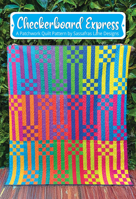 Checkerboard Express Quilt Pattern by Sassafras Lane Designs
