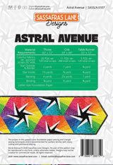 Back of the Astral Avenue Quilt Pattern by Sassafras Lane Designs