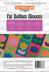 Back of the Fat Bottom Blooms Quilt Pattern by Sassafras Lane Designs