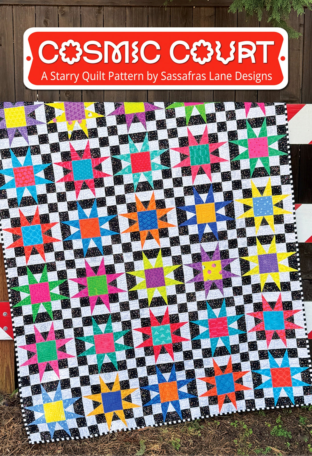 Cosmic Court Quilt Pattern by Sassafras Lane Designs