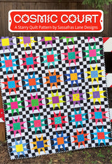 Cosmic Court Quilt Pattern by Sassafras Lane Designs
