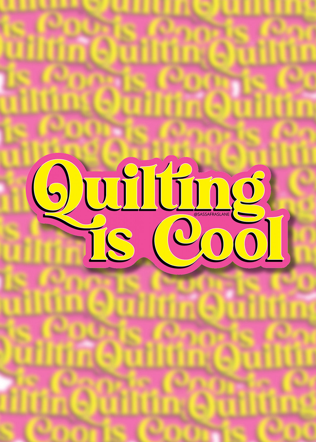 Quilting is Cool Stickers by Sassafras Lane Designs