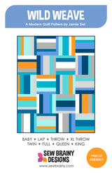 Wild Weave Quilt Pattern by Sew Brainy