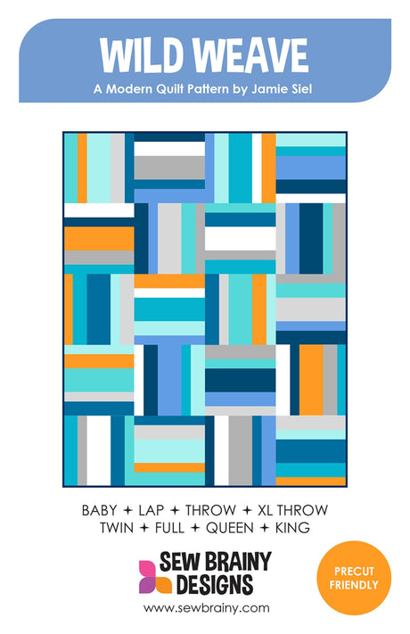 Wild Weave Quilt Pattern by Sew Brainy