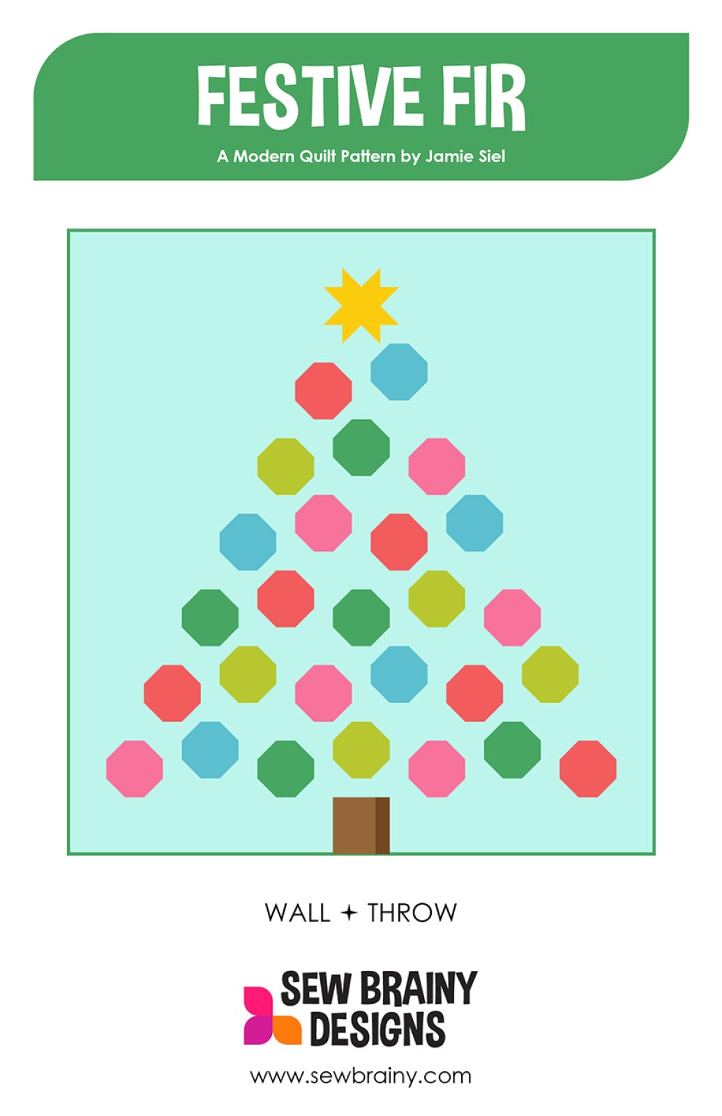 Festive Fir Quilt Pattern by Sew Brainy