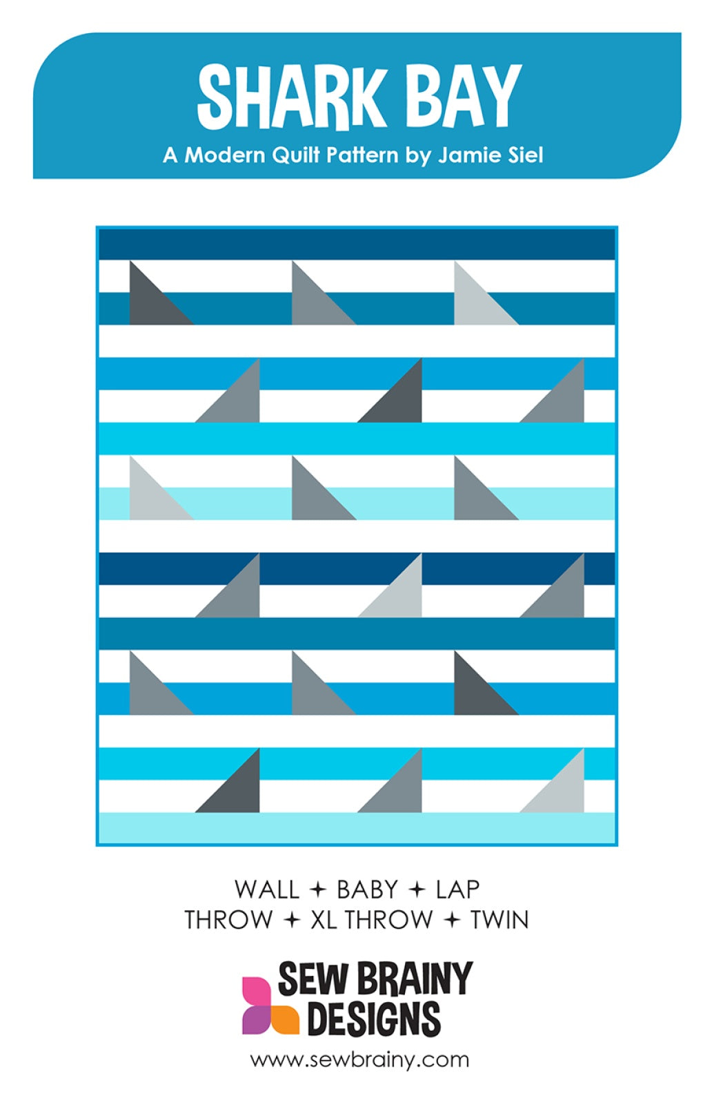 Shark Bay Quilt Pattern by Sew Brainy