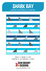 Shark Bay Quilt Pattern by Sew Brainy