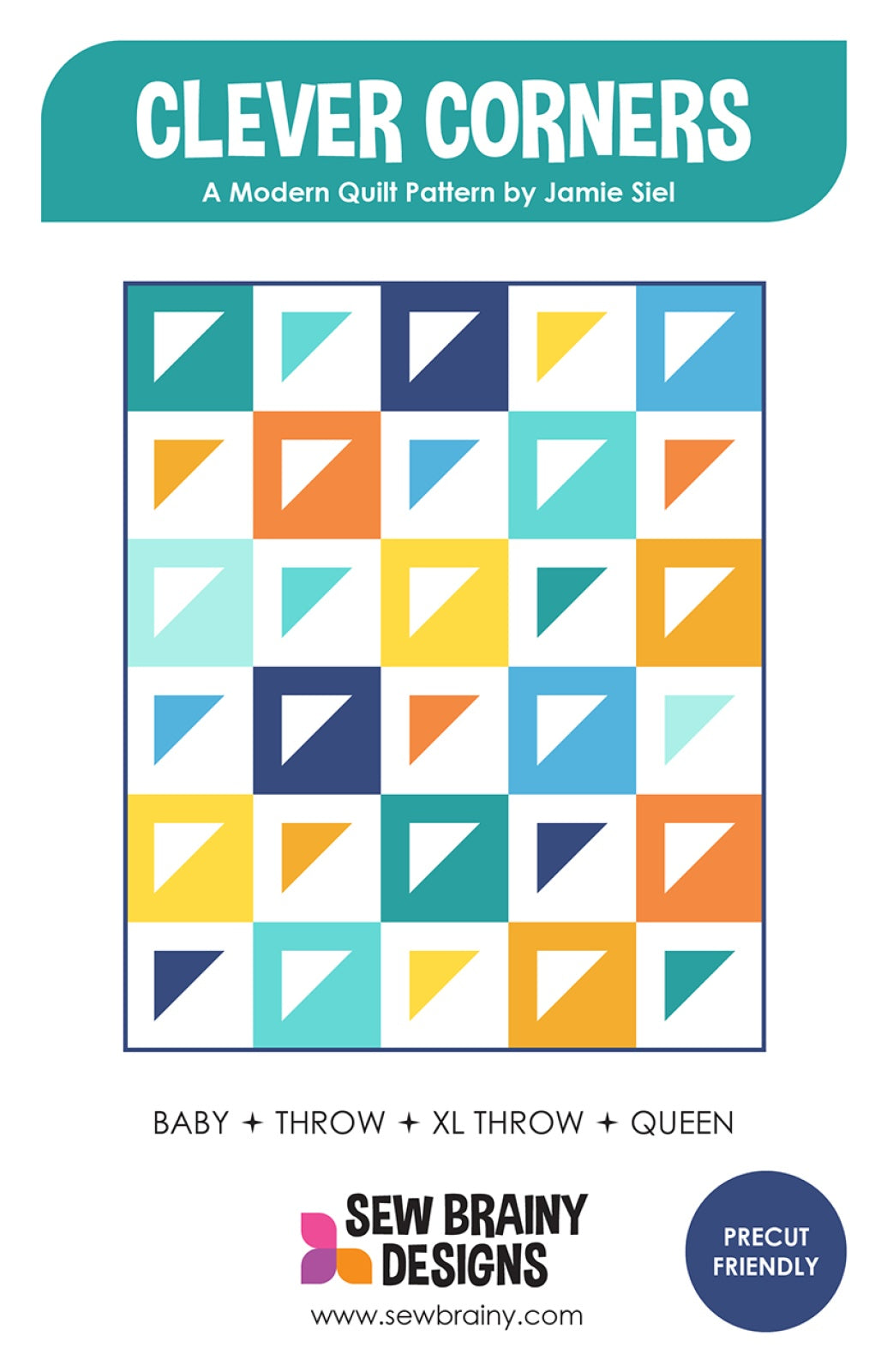 Clever Corners Quilt Pattern by Sew Brainy