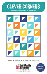 Clever Corners Quilt Pattern by Sew Brainy