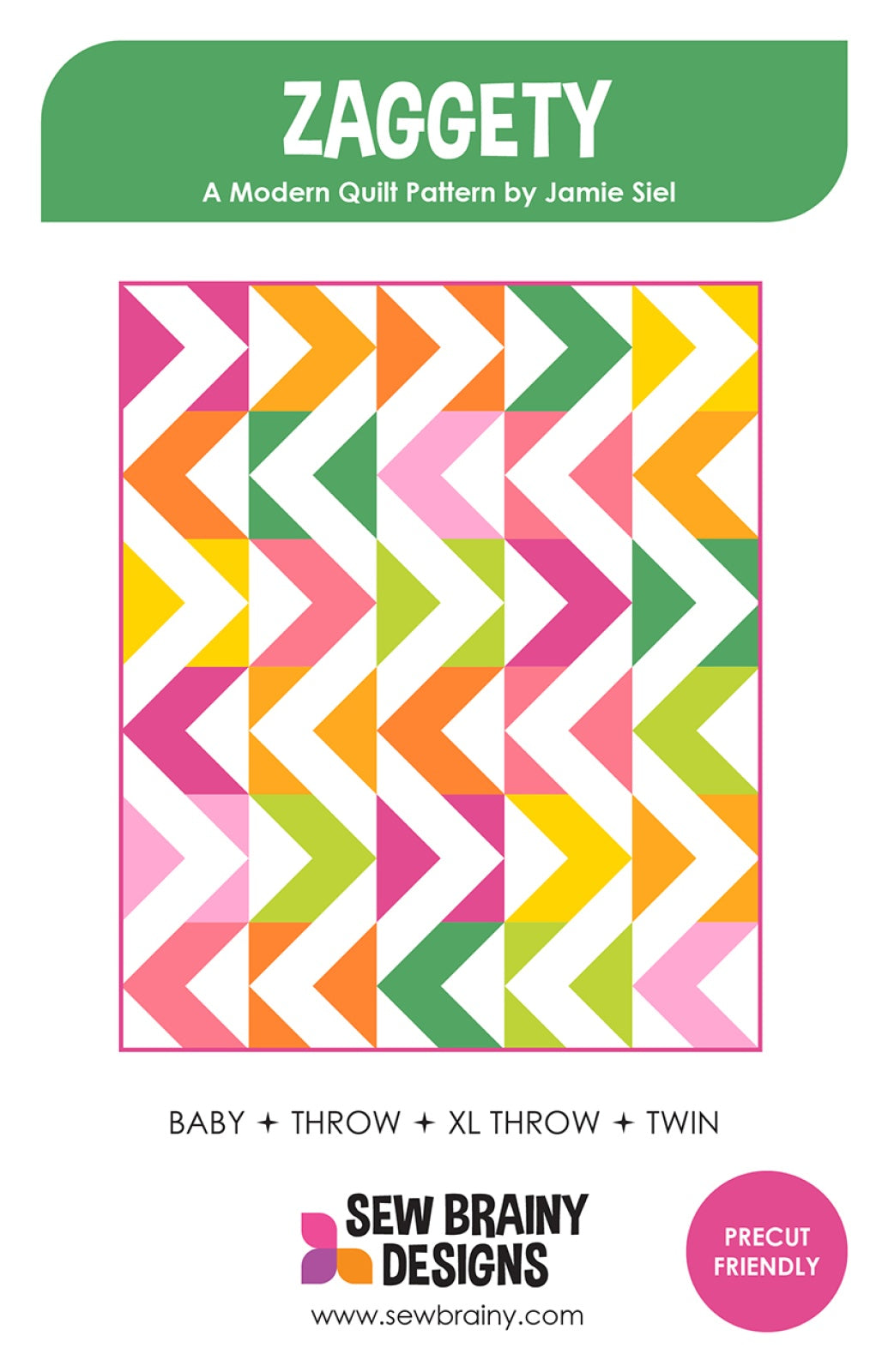 Zaggety Quilt Pattern by Sew Brainy