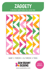 Zaggety Quilt Pattern by Sew Brainy