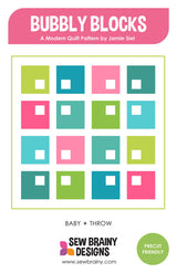 Bubbbly Blocks Quilt Pattern by Sew Brainy