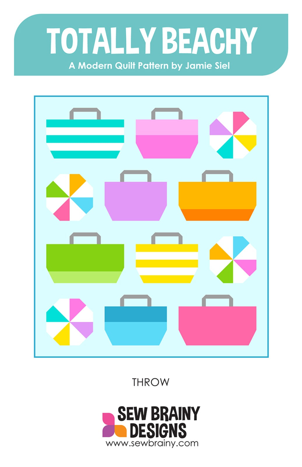 Totally Beachy Quilt Pattern by Sew Brainy