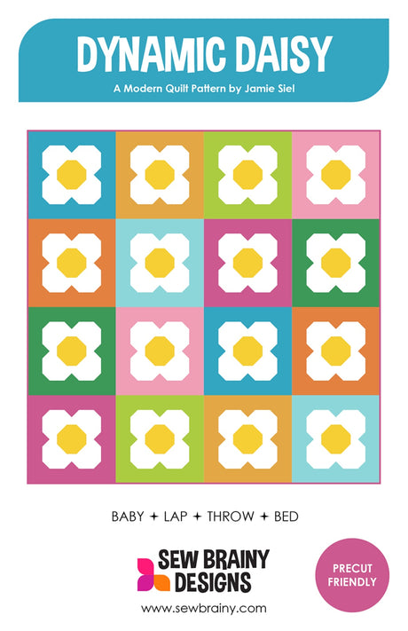 Dynamic Daisy Quilt Pattern by Sew Brainy