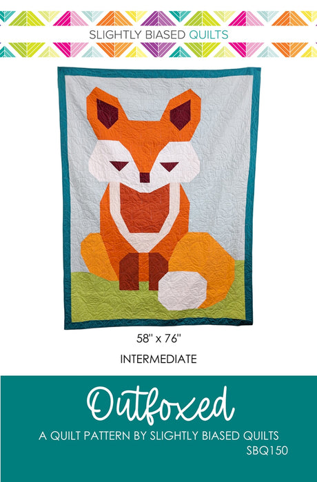 Outfoxed Quilt Pattern by Slightly Biased Quilts