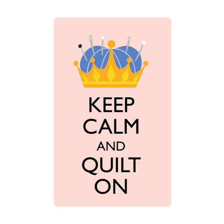 Keep Calm and Quilt On Stickers 6pk by Slightly Biased Quilts