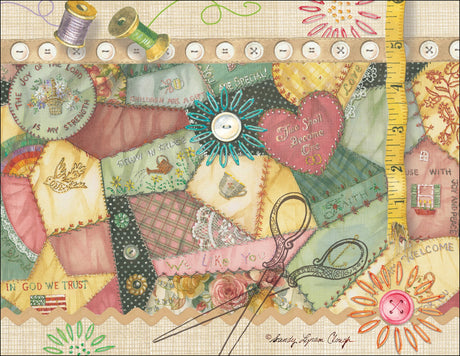 Note Cards Blessing Quilt by It Takes Two