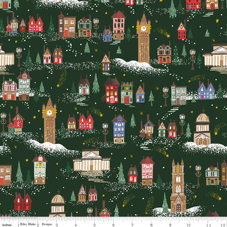 Carol London Woodland Sparkle Quilt Fabric - Riley Blake Designs - Jill Howarth