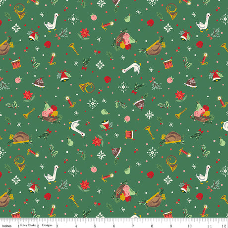 Carol Wonderful Pudding Cactus Sparkle Quilt Fabric - Riley Blake Designs - Jill Howarth
