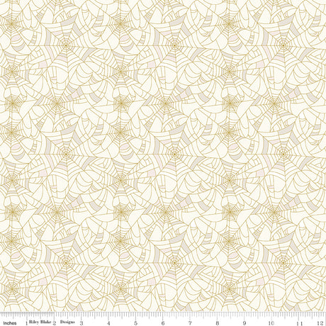 Cobweb Cottage Cobwebs Cloud Sparkle Quilt Fabric - Riley Blake Designs - Melissa Mortenson