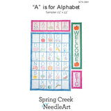 "A" is for Alphabet Quilt Pattern by Spring Creek NeedleArt